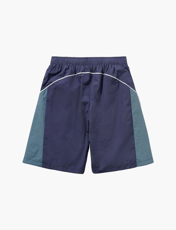 Lightweight Nylon Elastic Waist Shorts Quick Dry Breathable Loose Fit Casual Sports Lounge Shorts for Men Women