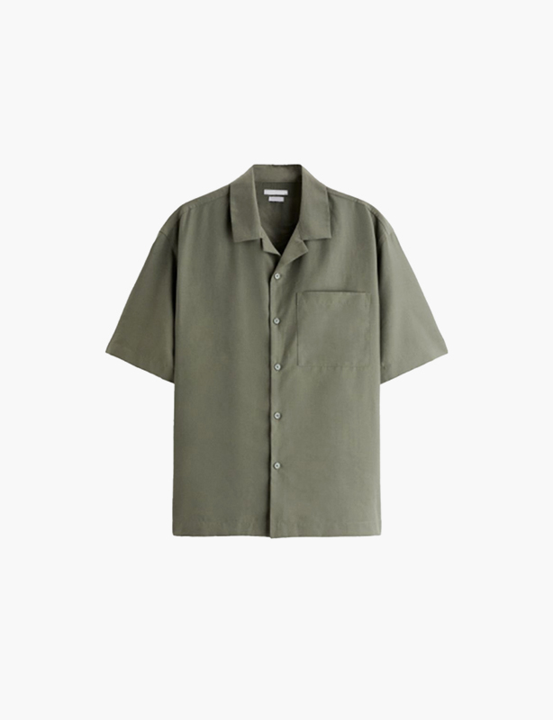 Custom Button Short Sleeve Shirt Personalized Logo Printed Casual Solid Color Fashion Unisex Summer Top