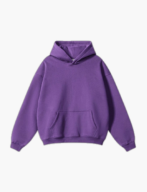 Personalized Solid Color Cotton Hoodie Custom Design Printing Long Sleeve Loose Fit Hooded Jacket Daily Wear Custom Apparel Dropshipping