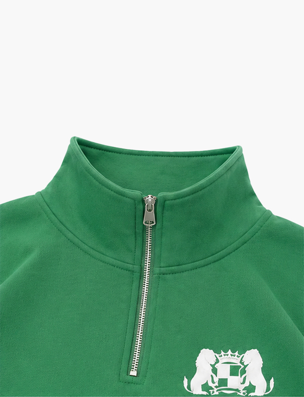 Customizable Half-Zip High-Neck Sweatshirts &ndash; From Gym Warm-Ups to Street Style