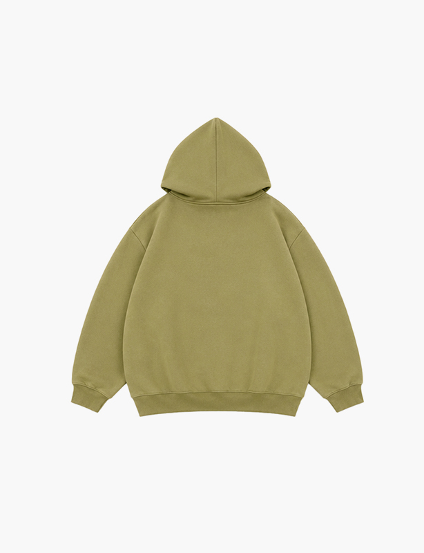 French Terry Soft Custom Streetwear Hoodie | Cozy Urban Everyday Cotton Pullover