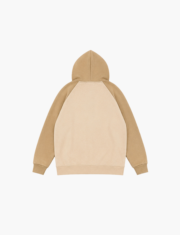 Contrast Hood & Sleeves Colorblock Custom Hoodie | Triple-Tone Paneled Cotton Pullover