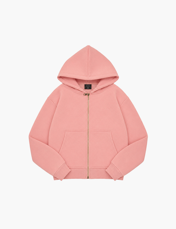 Custom 100% Cotton Zip-Up Hoodies &ndash; Screen-Printed with Crack-Resistant Inks, Built for Daily Wear