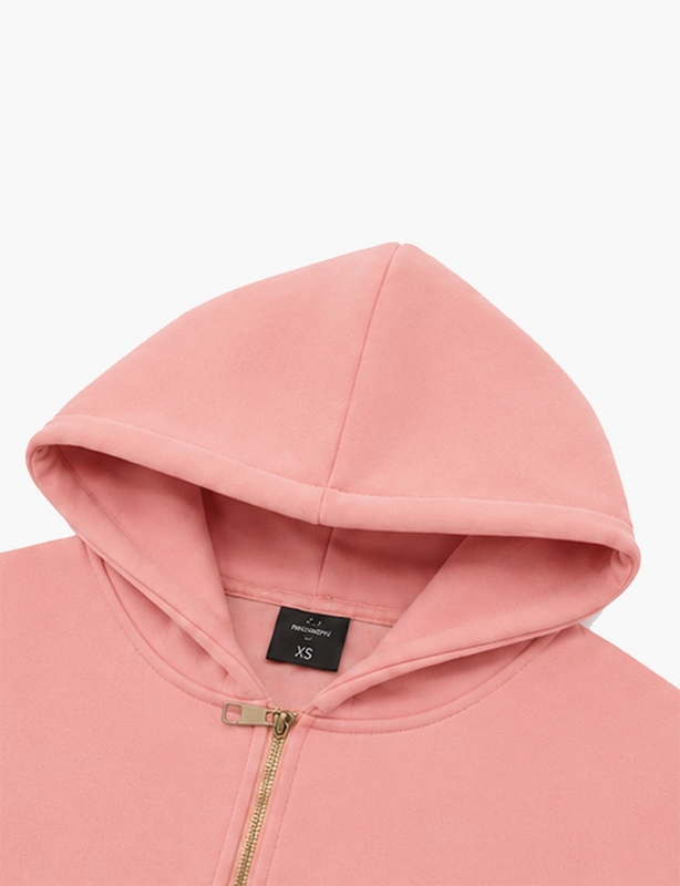 Custom 100% Cotton Zip-Up Hoodies &ndash; Screen-Printed with Crack-Resistant Inks, Built for Daily Wear