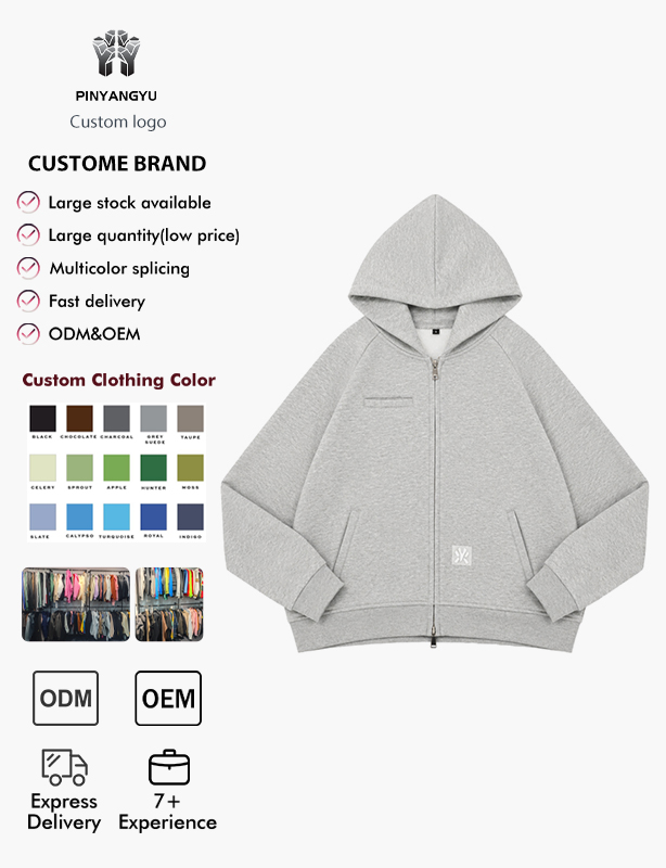 Custom Zip-Up Hoodies Made from Organic Cotton & Recycled Polyester &ndash; Sustainable Style, Fully Personalized