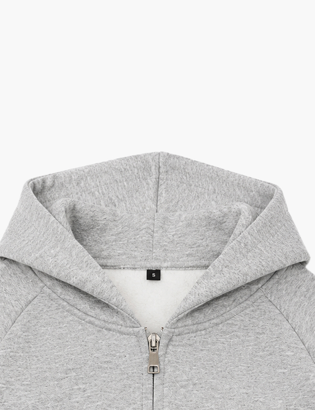 Custom Zip-Up Hoodies Made from Organic Cotton & Recycled Polyester &ndash; Sustainable Style, Fully Personalized