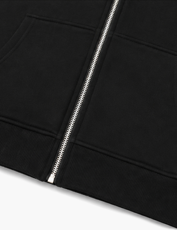 Custom Zip Hoodies with Premium Details &ndash; Contrast Zippers, Quilted Linings, & Ribbed Side Panels