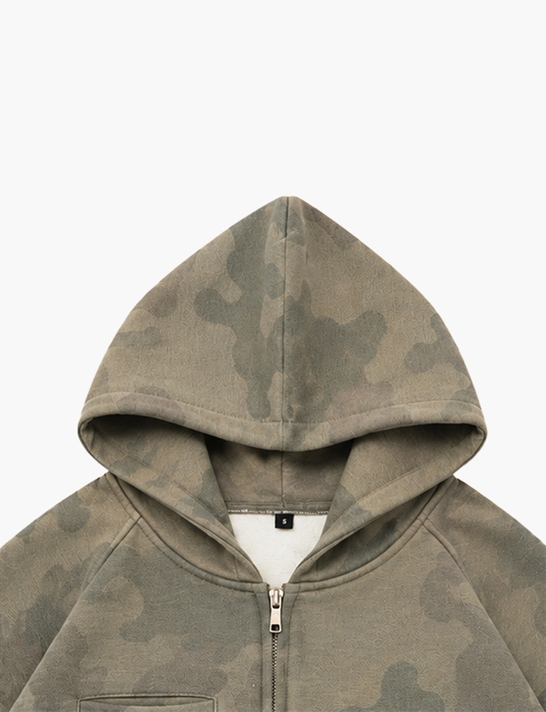 Custom Camo Zip-Up Hoodies &ndash; Tactical Aesthetics, Streetwear Attitude, Fully Personalized