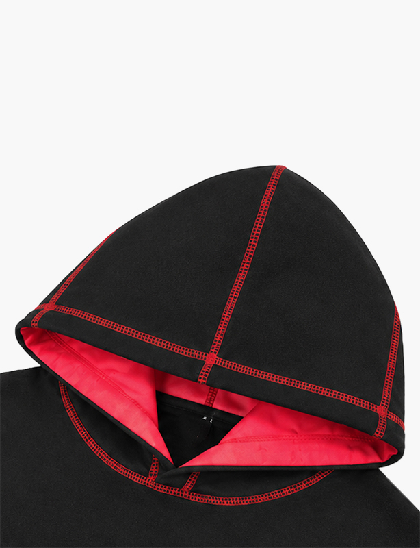 Premium Heavyweight Oversized Hoodie | Soft Cotton Fleece Three-needle five-thread style