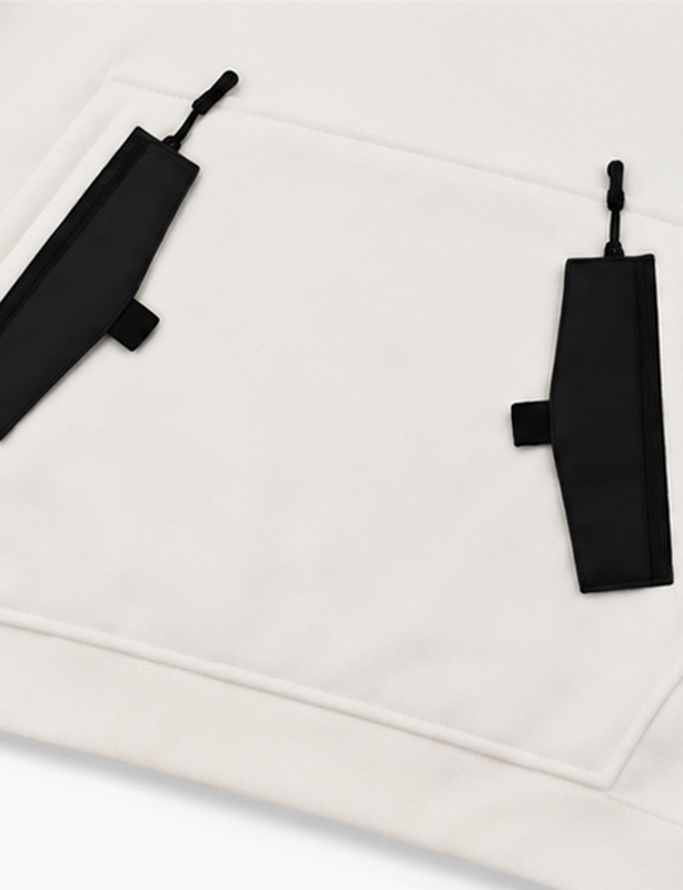 Oversized Streetwear Hoodie with Relaxed Fit Sheepskin fabric