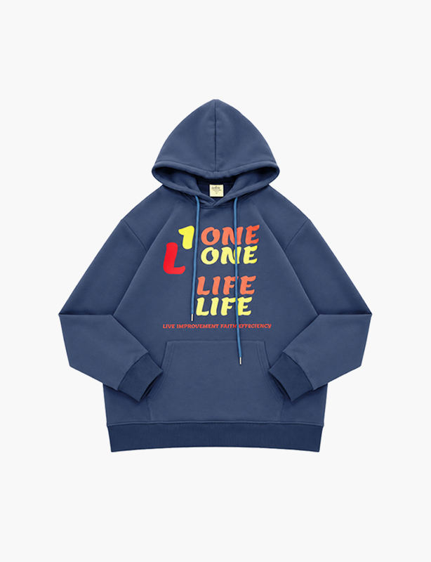 Kangaroo Pocket Cotton Hoodie | Casual Everyday Pullover with Front Pouch
