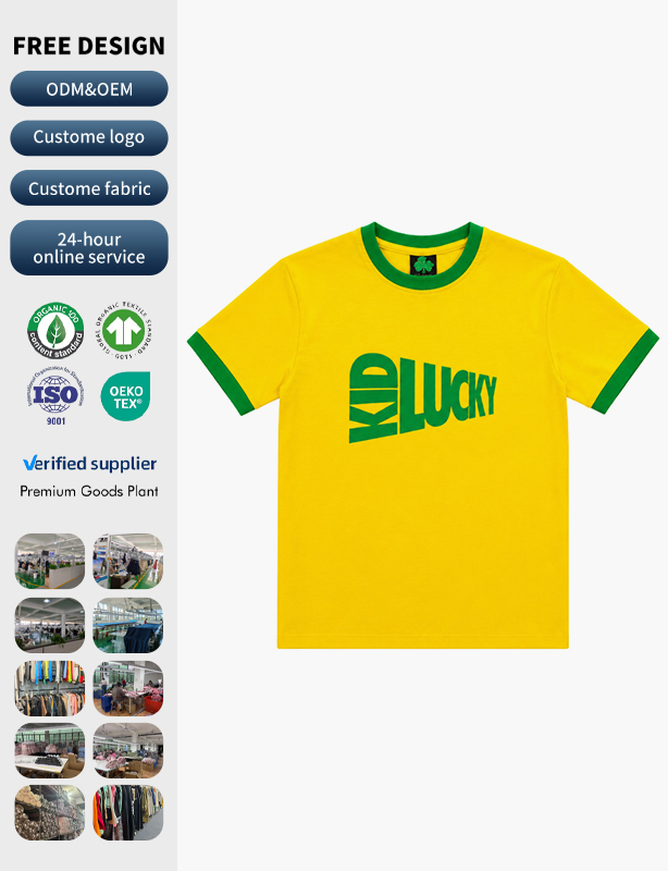 Custom Color-Blocked T-Shirts &ndash; Cotton, Polyester, or Blends &ndash; Screen-Printed or Embroidered Your Way