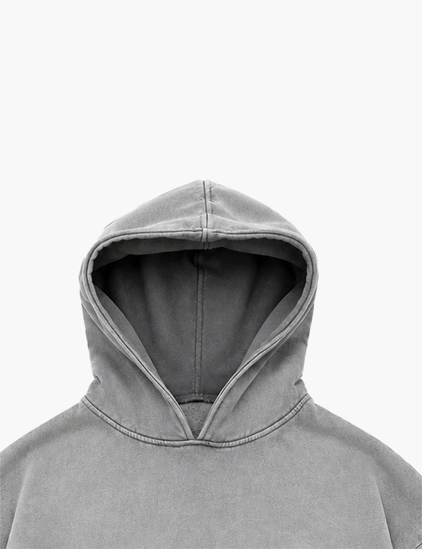 Denim Hoodie Custom Made - Personalized Vintage Pullover for Men Women