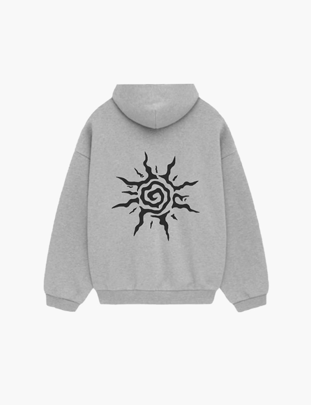Screen Printed Hoodie - Custom Heavyweight Pullover with Bold Graphic