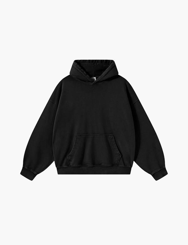 Acid Wash Hoodie Custom - Bold Splotchy Retro Streetwear Pullover