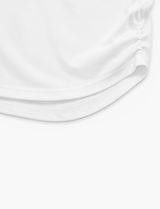 Drop Shoulder Tee Custom Manufacturer &ndash; OEM Short Sleeve Women's T-Shirt