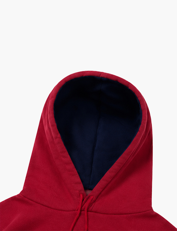 Custom two-tone hoodies with bold color blocking and a fit that's uniquely yours.