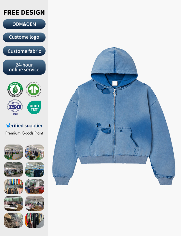 Design Your Own Custom Patch-Embroidered Zip-Up Hoodie &ndash; Premium Quality, Made Just for You.