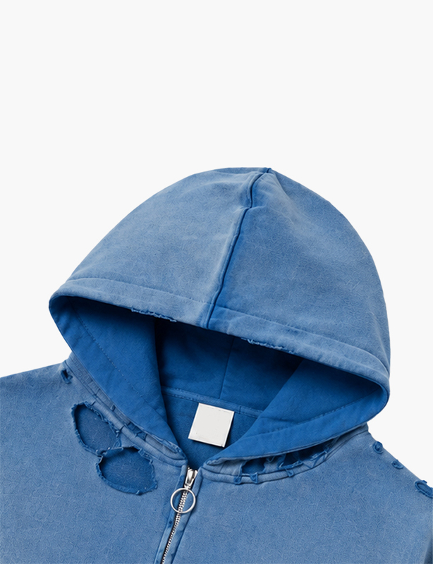 Design Your Own Custom Patch-Embroidered Zip-Up Hoodie &ndash; Premium Quality, Made Just for You.