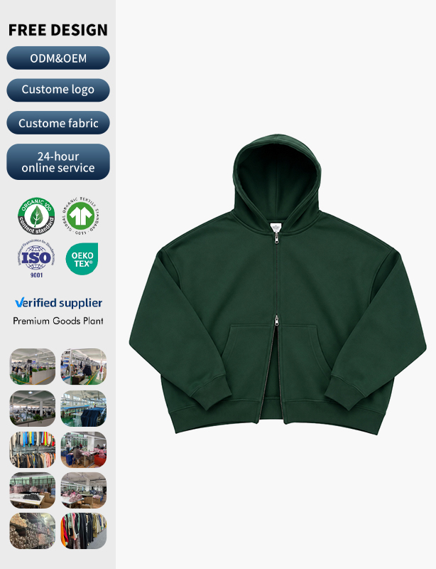  Versatile Two-Way Zip Hooded Pullover &ndash; Perfect Layering Piece for All-Day Comfort