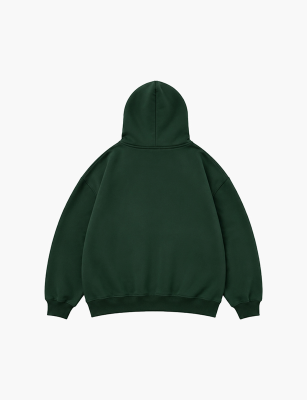  Versatile Two-Way Zip Hooded Pullover &ndash; Perfect Layering Piece for All-Day Comfort