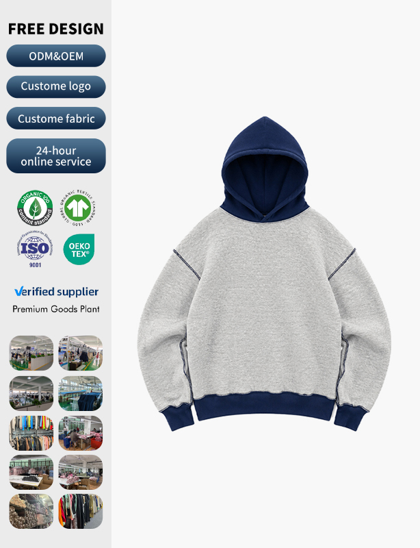 Customizable Hoodie with Soft Cotton Fleece and Kangaroo Pocket for All Season Comfort