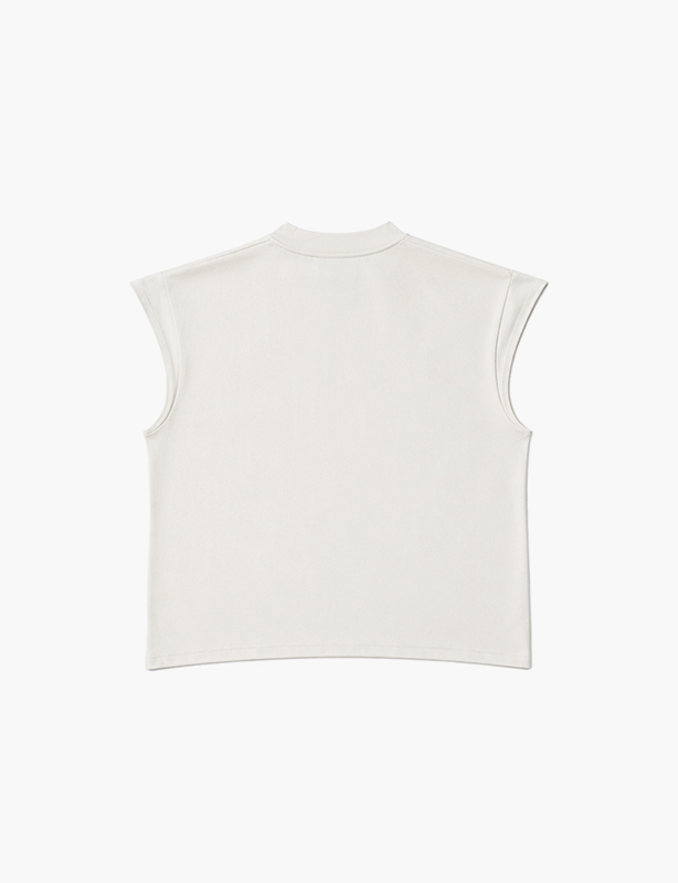 Classic Sleeveless Tank Top with Soft Cotton Fabric and Ribbed Trim for Everyday Casual Wear