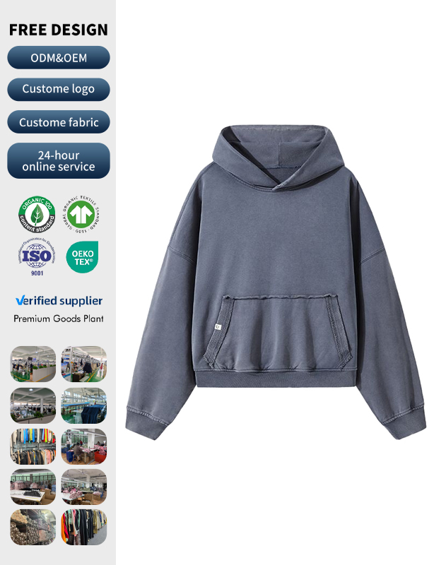 Unisex Custom Hoodie Print On Demand Your Design Front and Back High Quality Streetwear